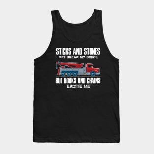 tow truck driver shirt gift Tank Top